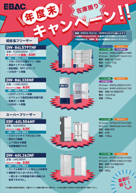 年度末キャンペーンチラシ